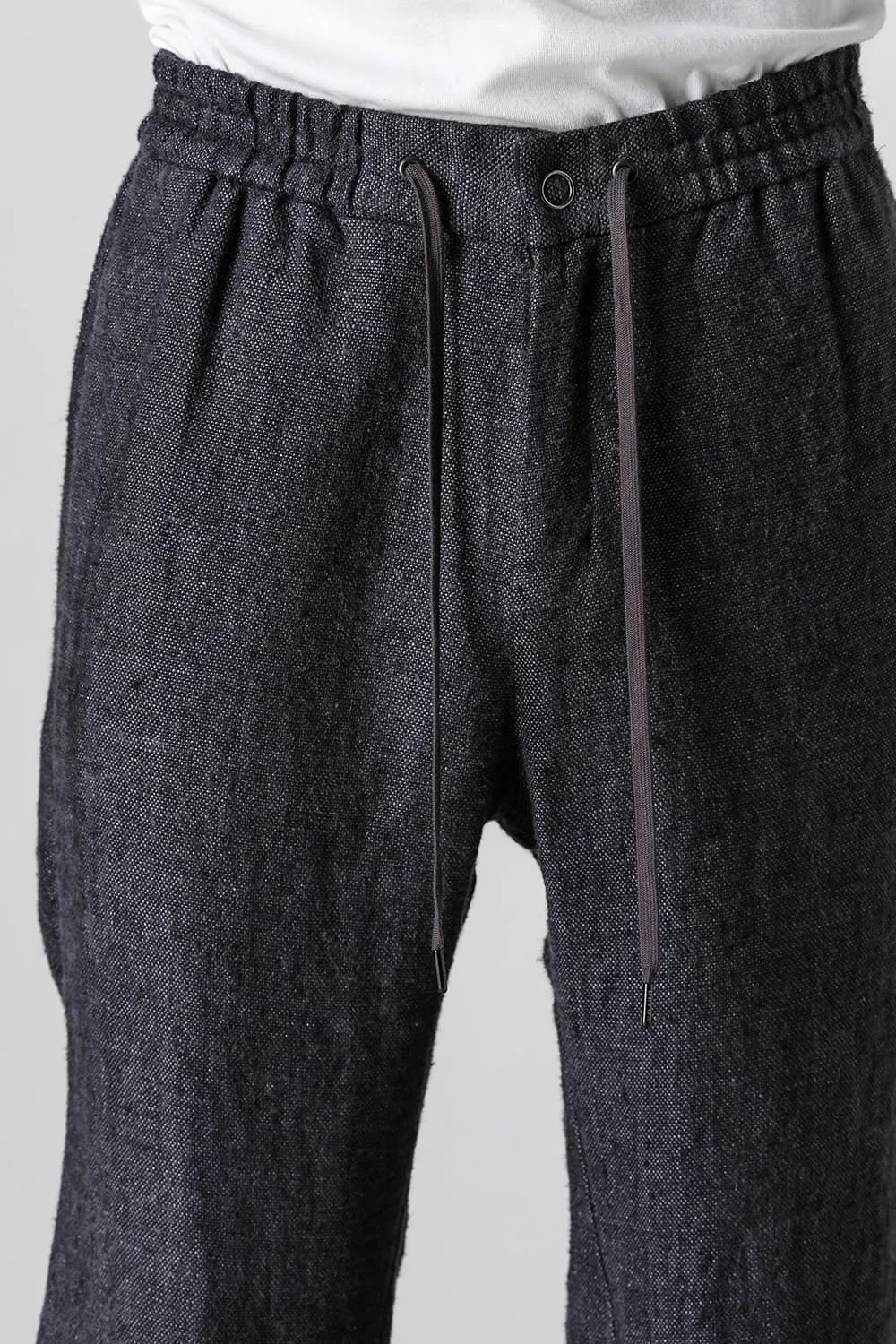 Anatomical easy pants Heavy linen