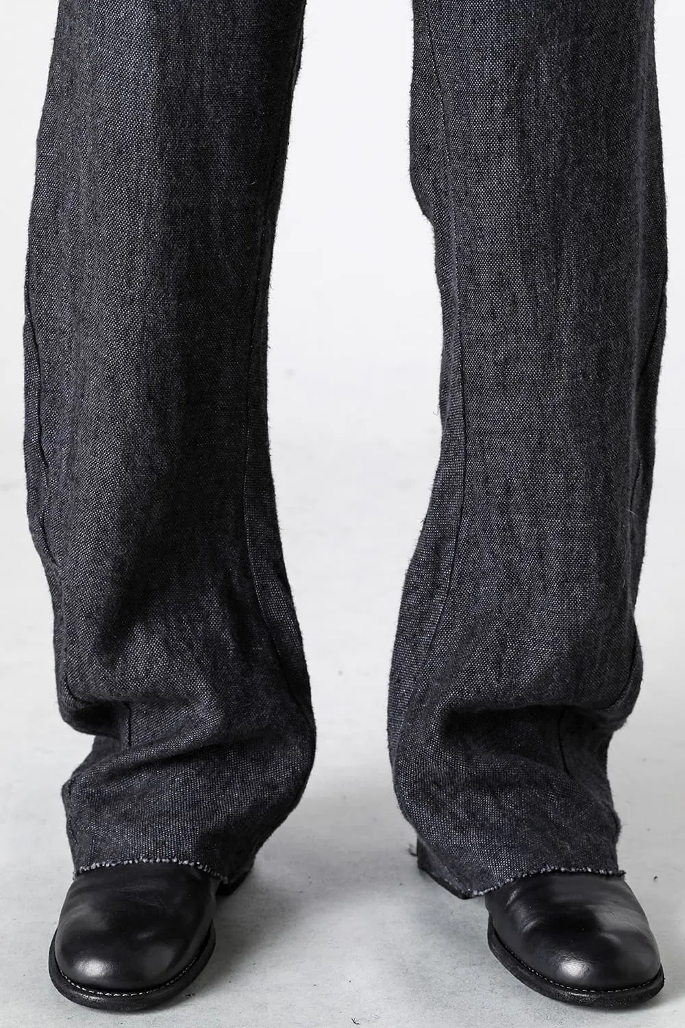 Anatomical easy pants Heavy linen