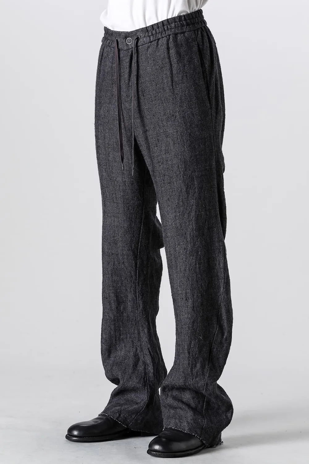 Anatomical easy pants Heavy linen