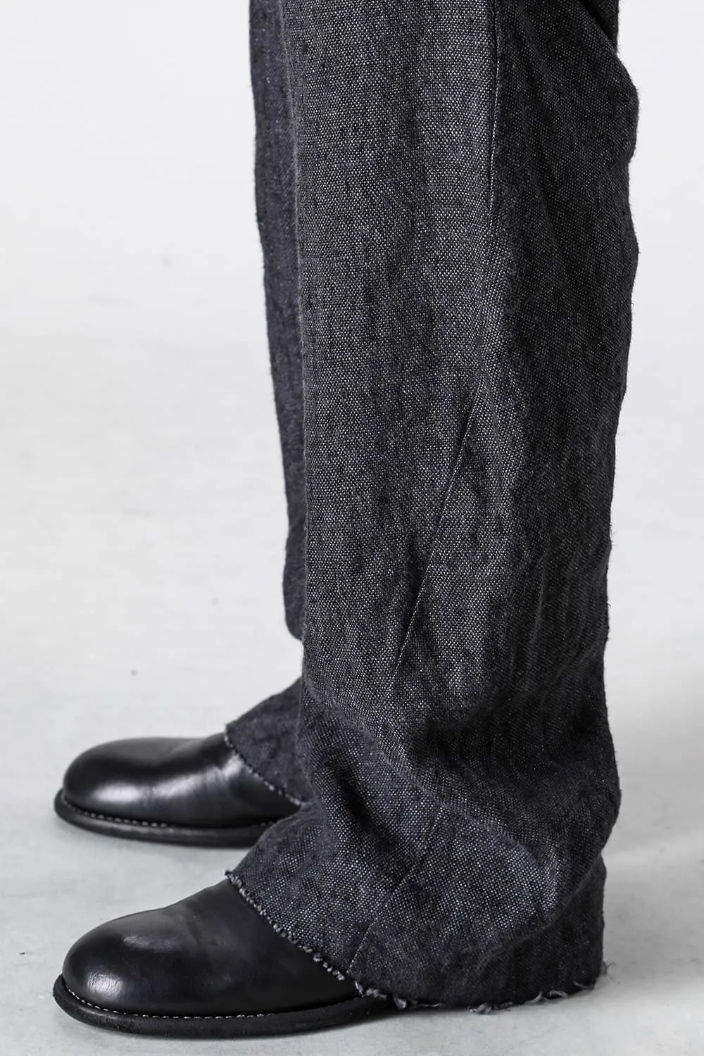 Anatomical easy pants Heavy linen