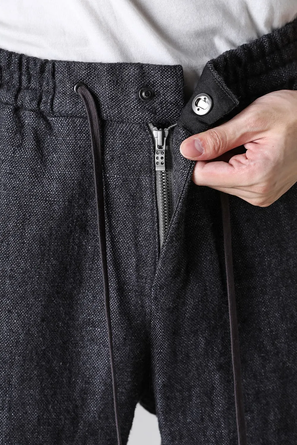 Anatomical easy pants Heavy linen