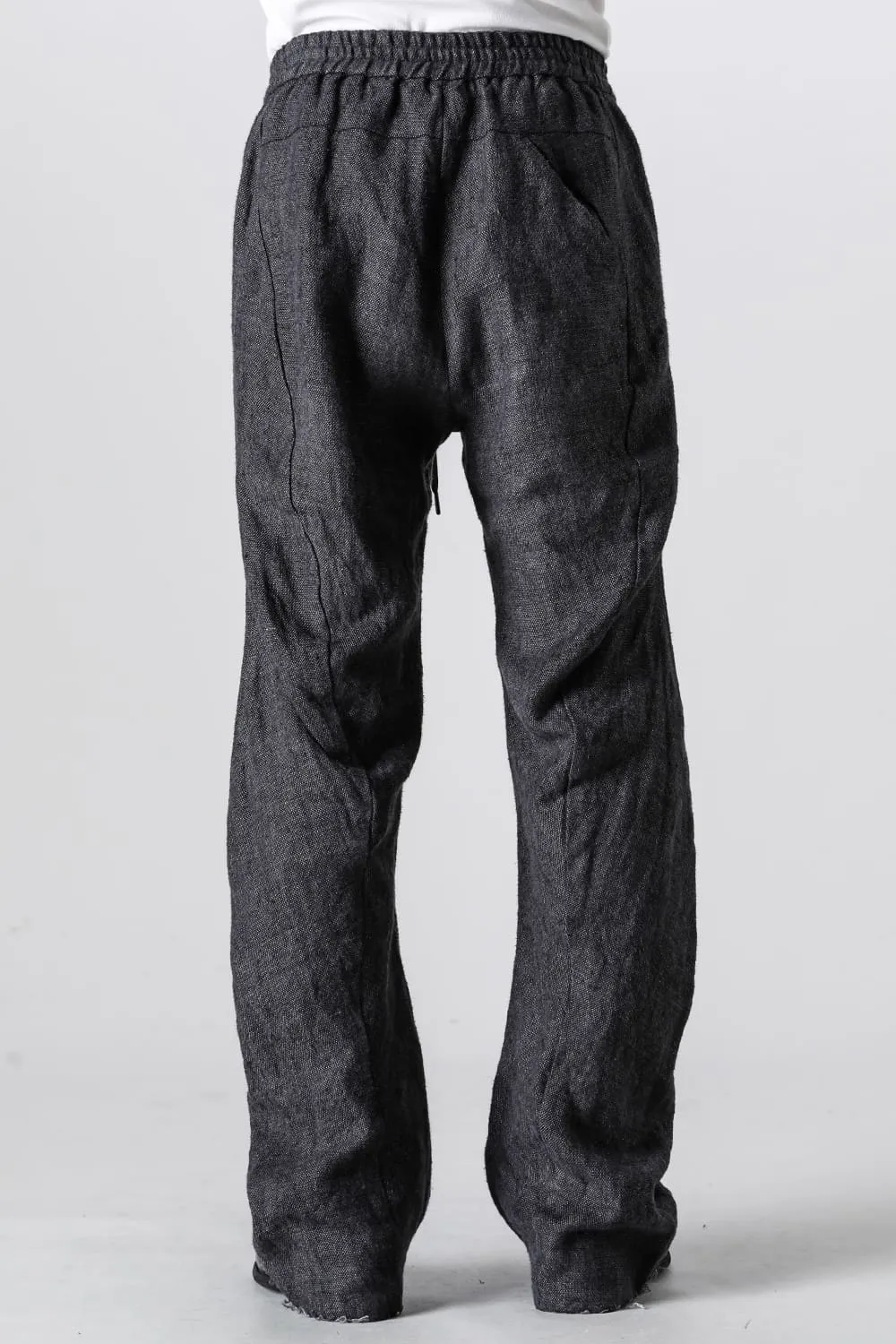Anatomical easy pants Heavy linen