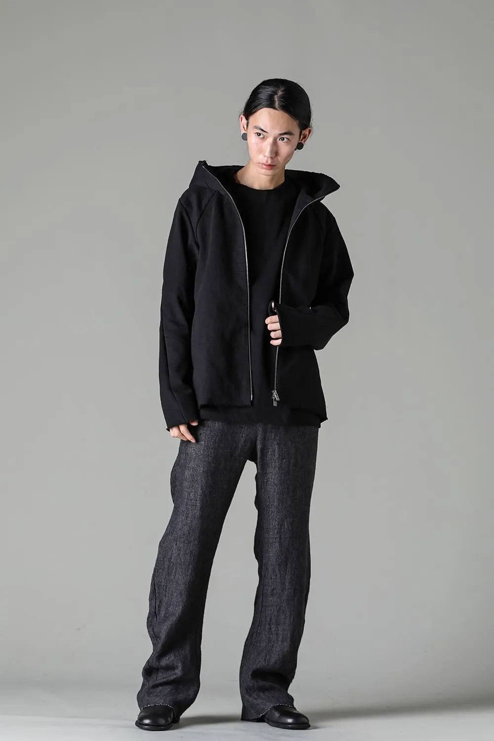 Anatomical easy pants Heavy linen