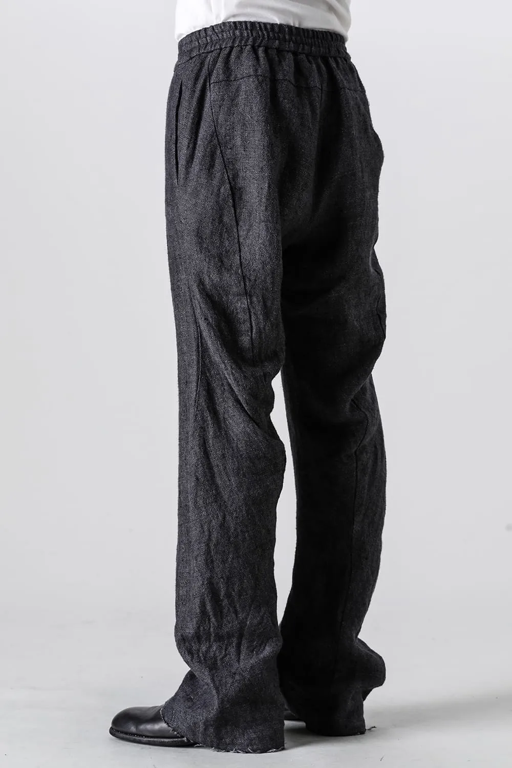 Anatomical easy pants Heavy linen