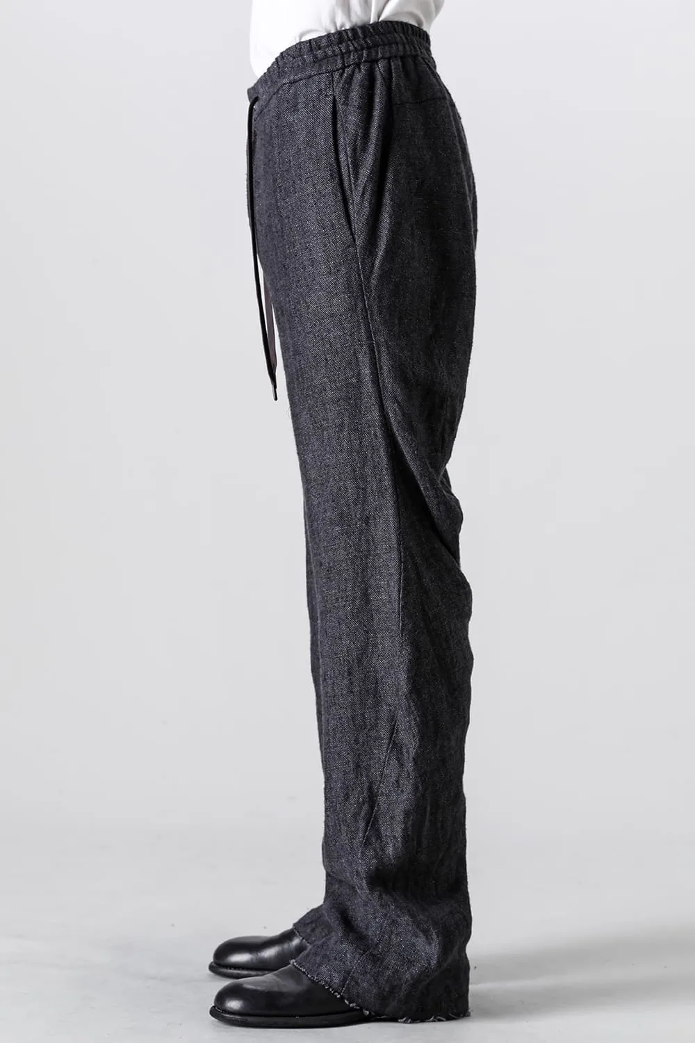 Anatomical easy pants Heavy linen