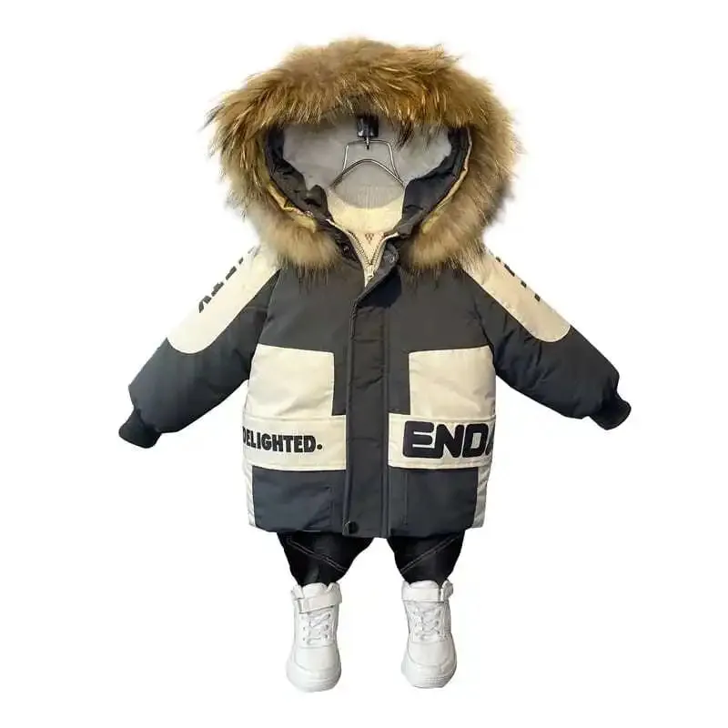 Baby Fur Hooded Coat - Warm & Stylish Kids Parka