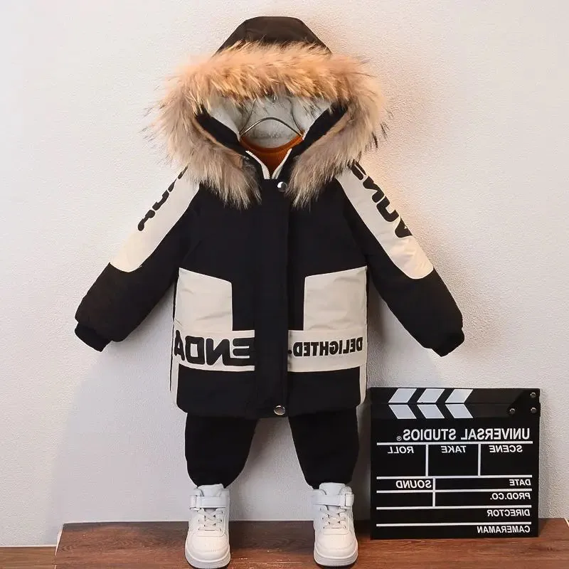 Baby Fur Hooded Coat - Warm & Stylish Kids Parka