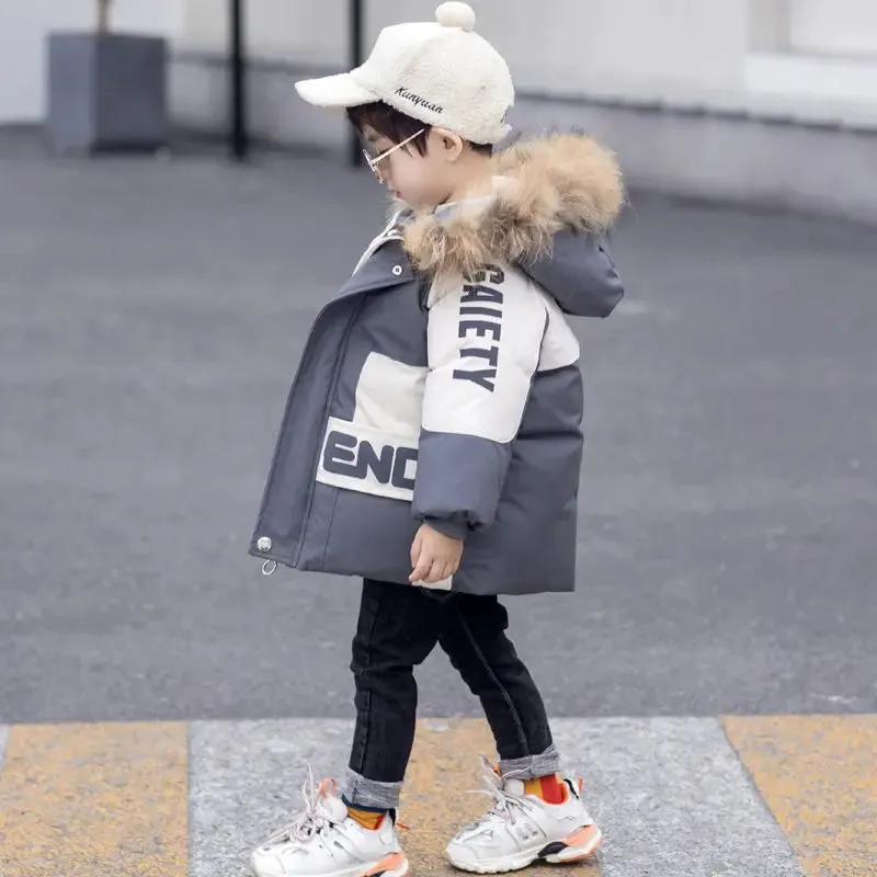 Baby Fur Hooded Coat - Warm & Stylish Kids Parka