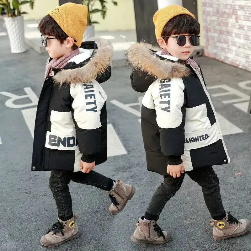 Baby Fur Hooded Coat - Warm & Stylish Kids Parka