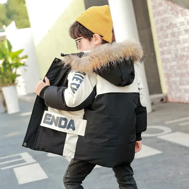 Baby Fur Hooded Coat - Warm & Stylish Kids Parka