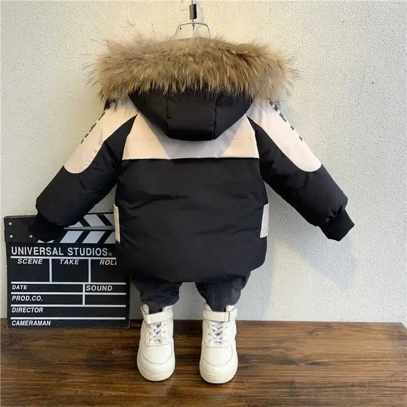 Baby Fur Hooded Coat - Warm & Stylish Kids Parka