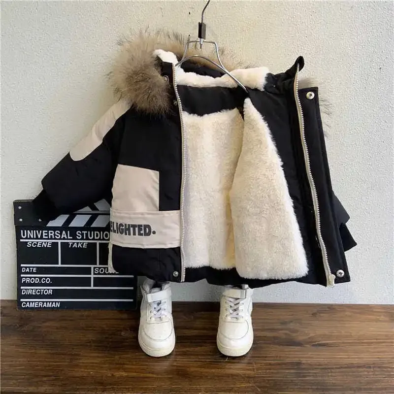 Baby Fur Hooded Coat - Warm & Stylish Kids Parka