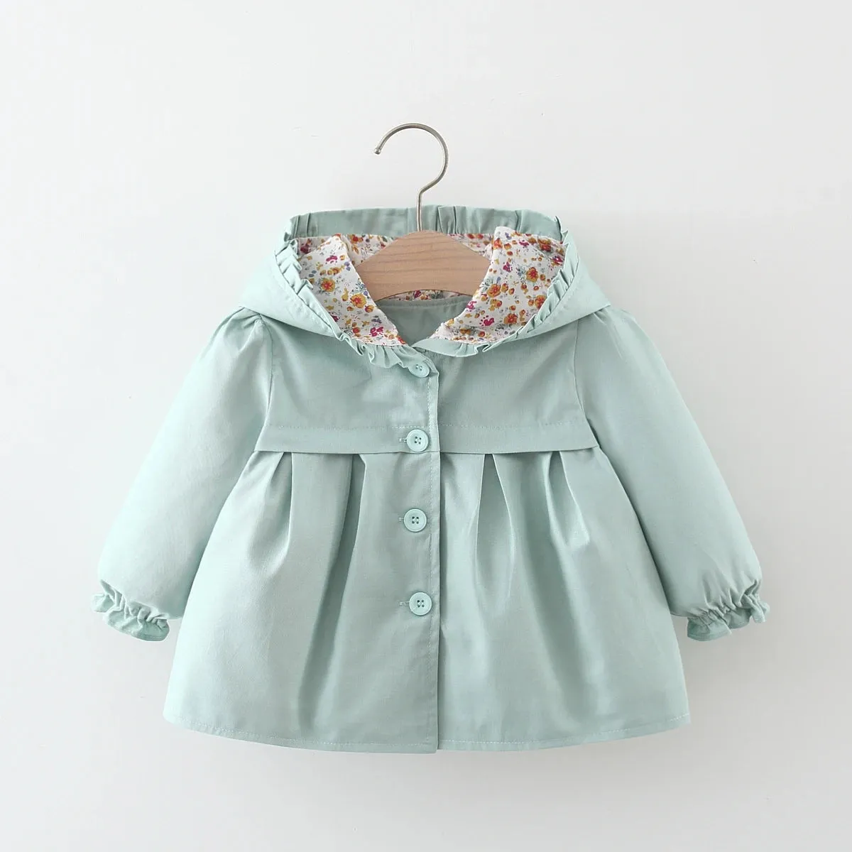 Baby Girls Toddler Hooded Jackets