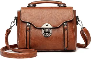 Bags for Women Crossbody Bag Women's Retro Hand Shoulder Bag Versatile Fashion Small Square Bag