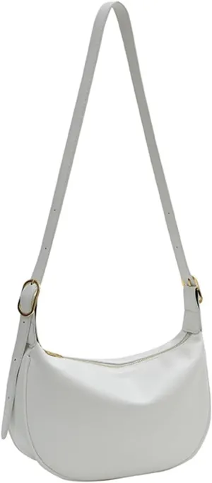 Bags for Women PU dumpling bag for women, shoulder bag, crossbody bag, versatile bag(IvoryWhite)