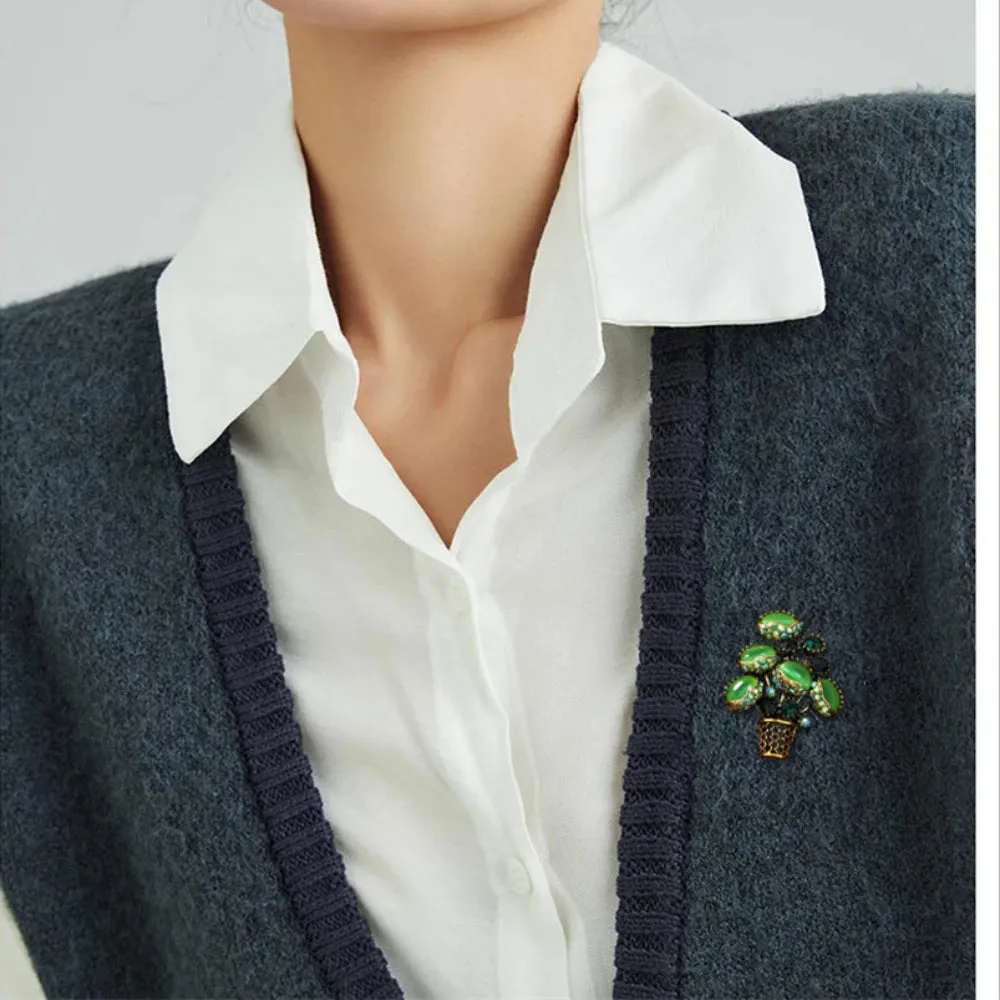 Cansu Embroidery Brooch Pin