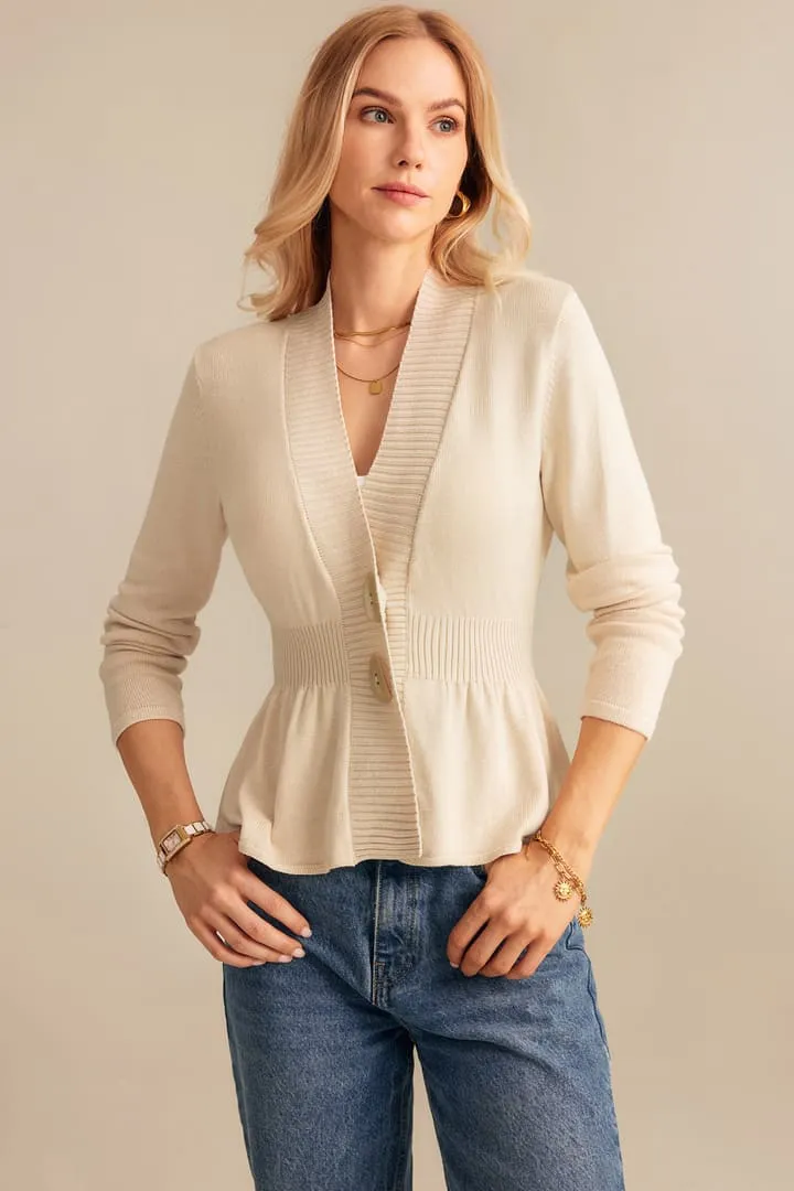 Casual Button Down Open Front Sweater Cardigan