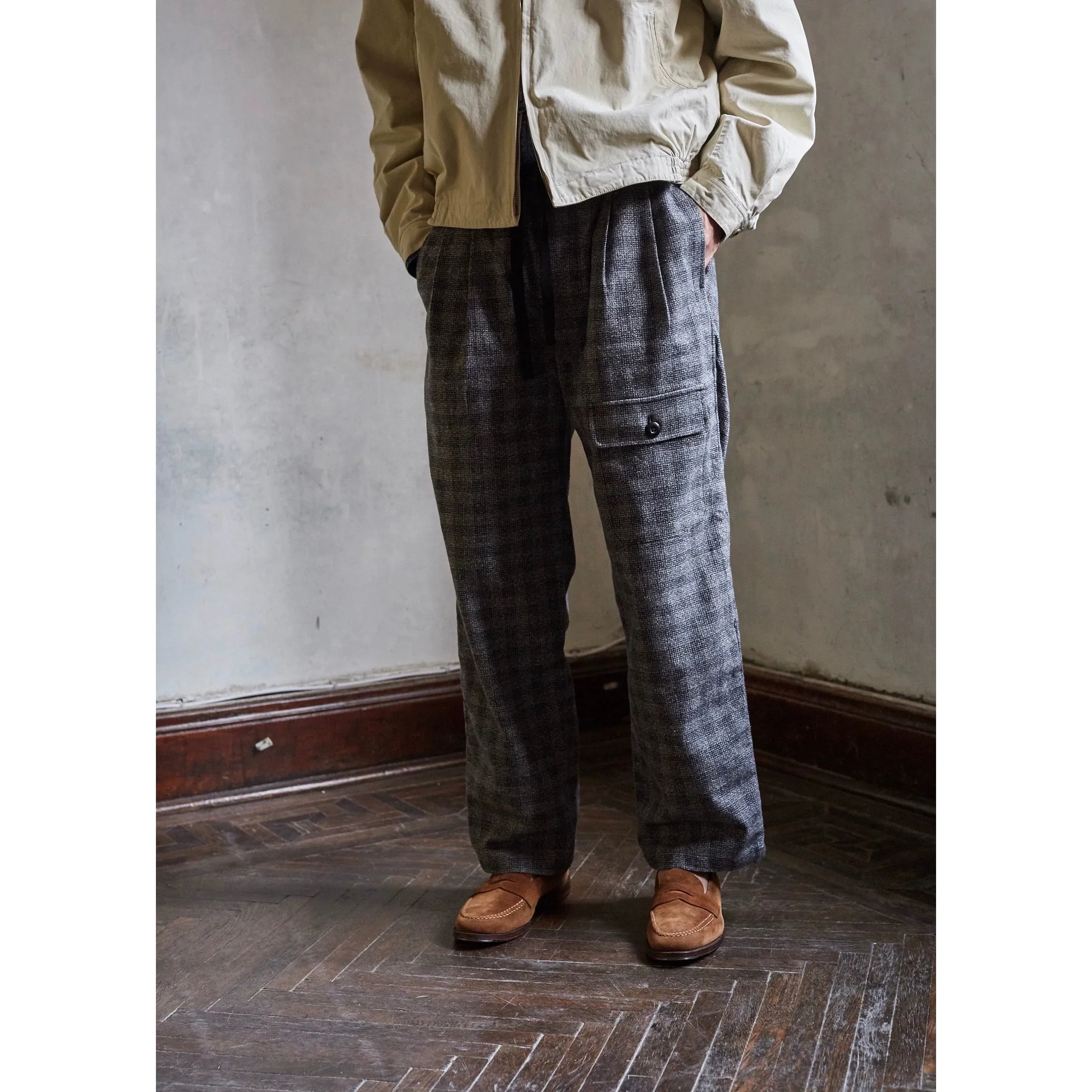 Checked Easy Trousers