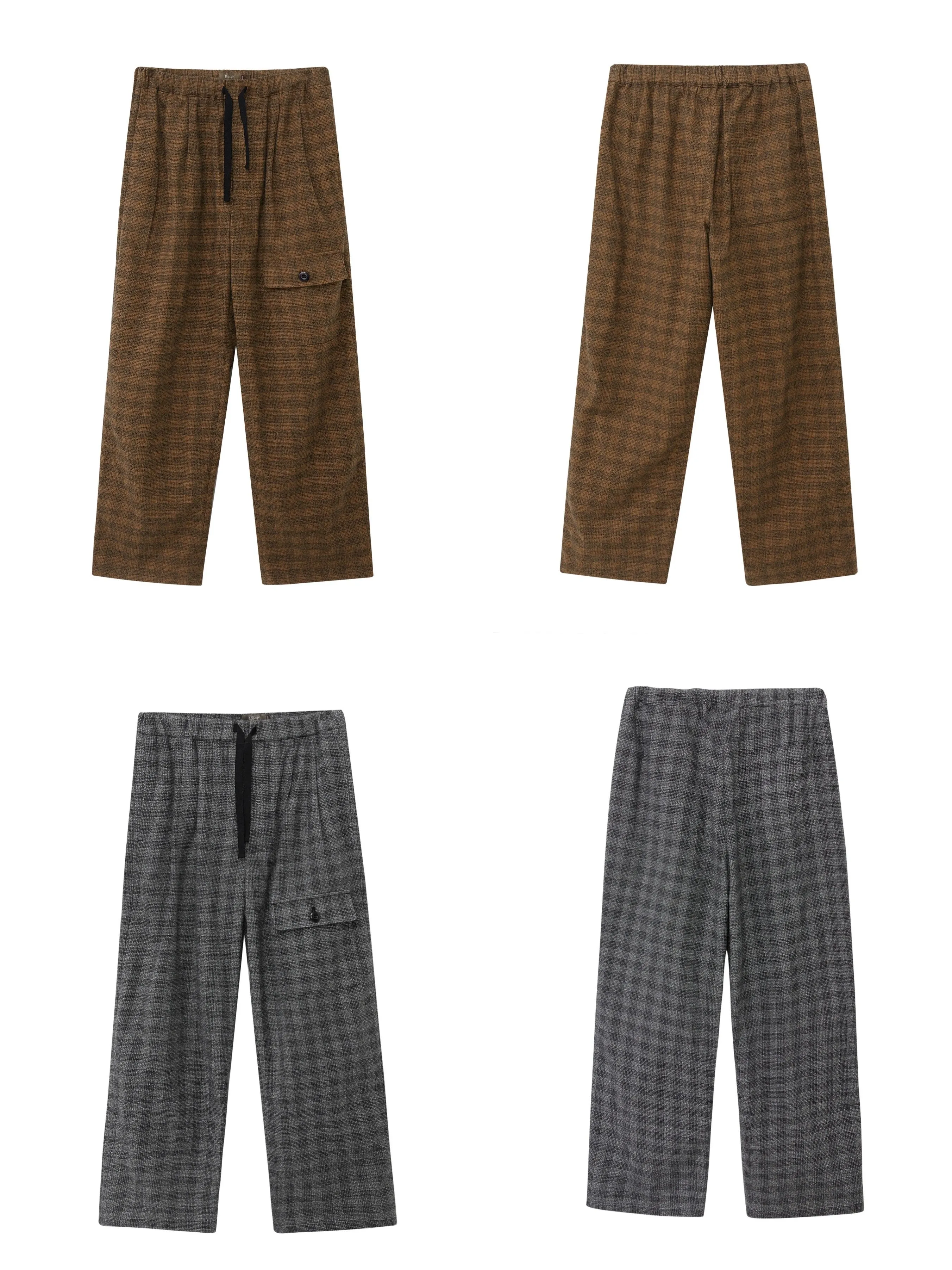 Checked Easy Trousers