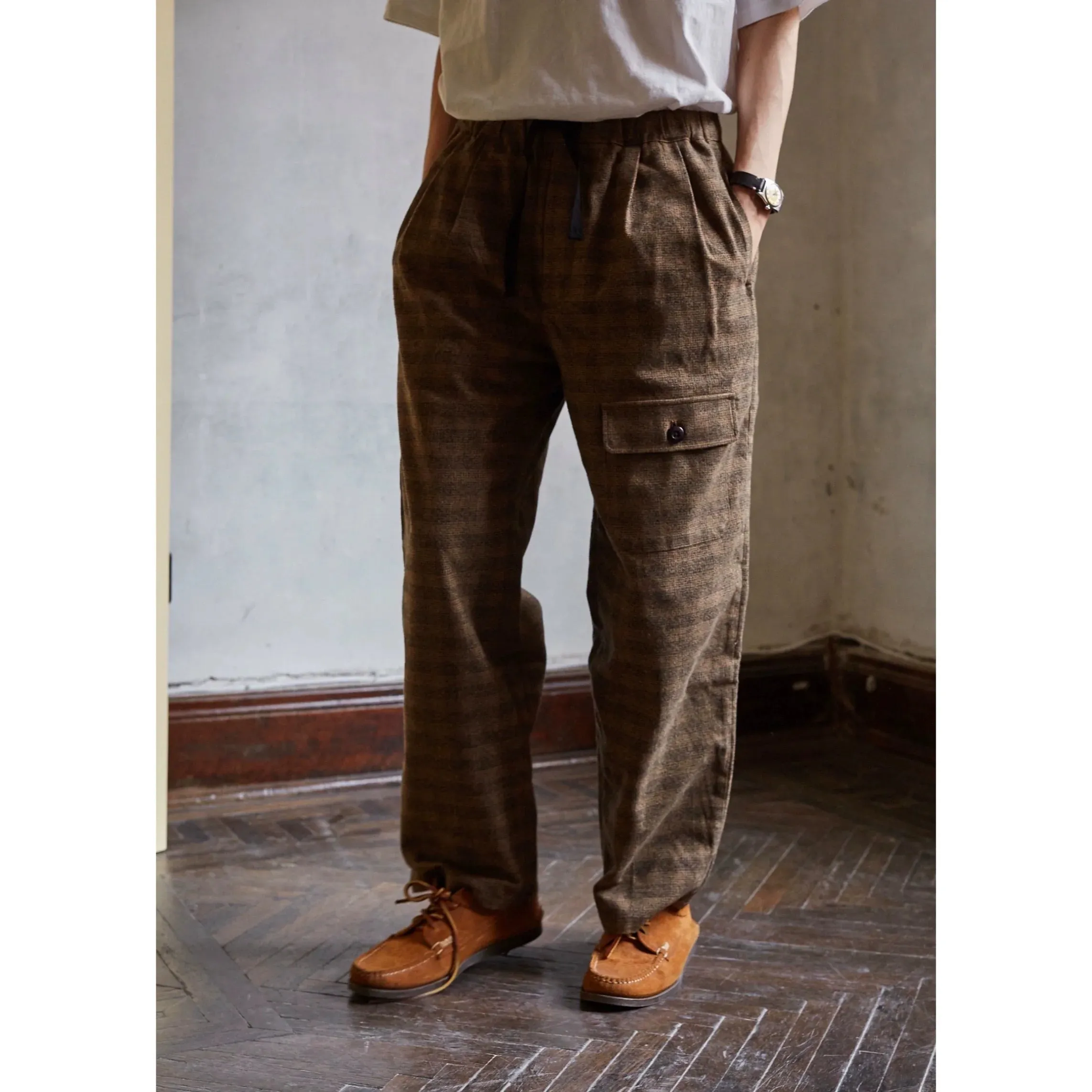 Checked Easy Trousers