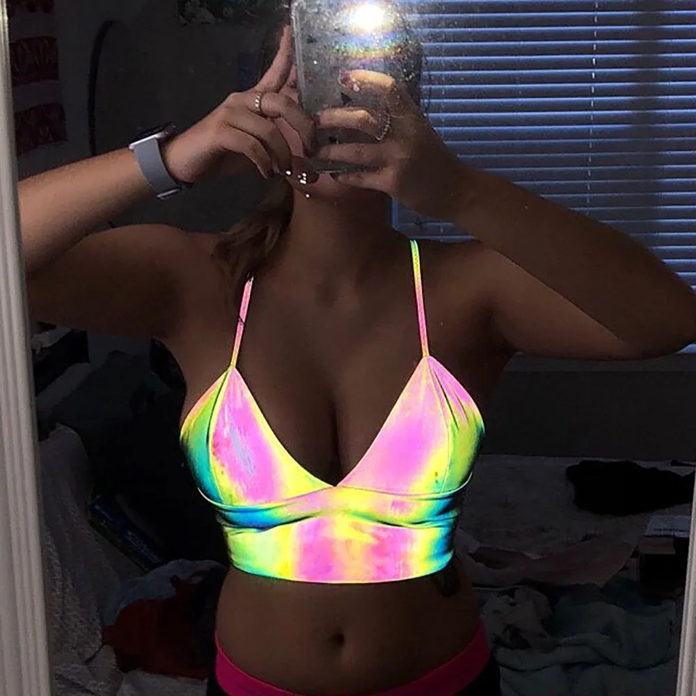 Color Changing Deep V Shape Versatile Vest
