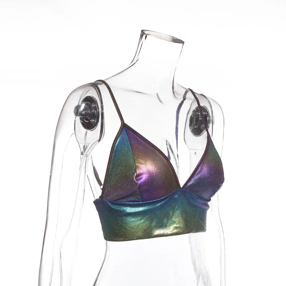 Color Changing Deep V Shape Versatile Vest