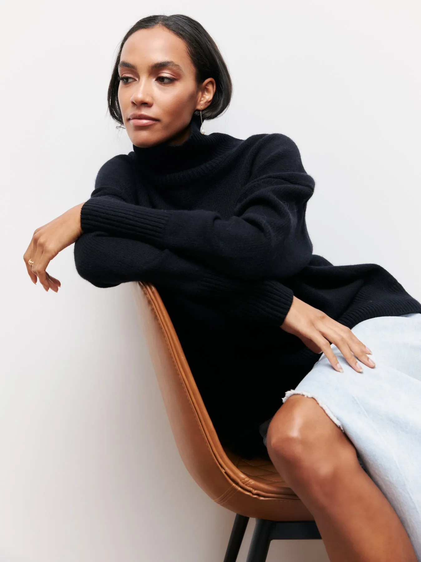 Cozy Elegant Turtleneck Knitted Sweater