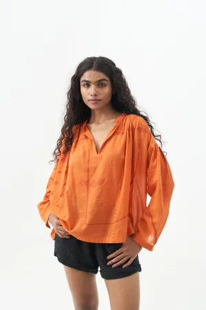 Dark orange easy top