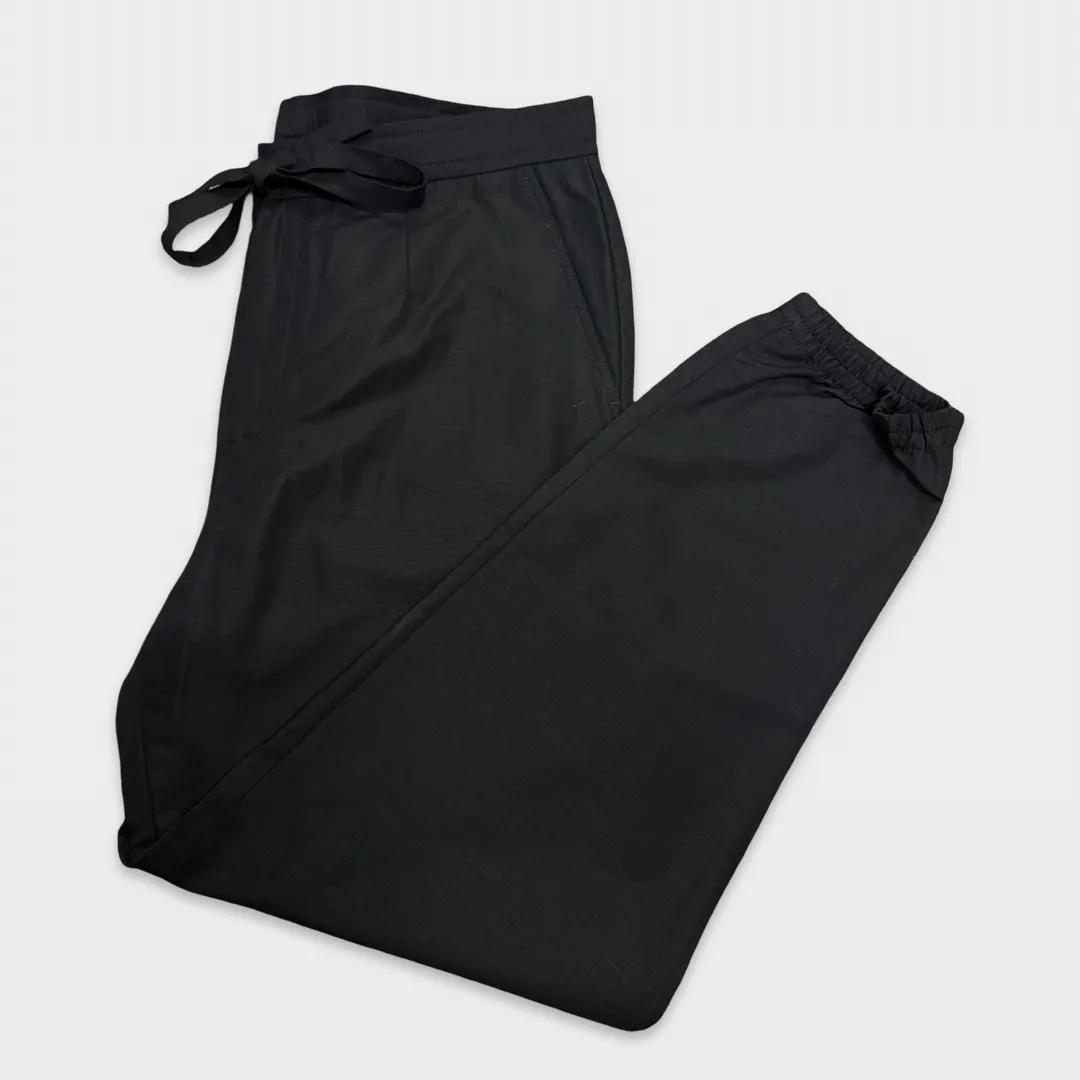 Dolce&Gabbana Men's Black Linen Trousers