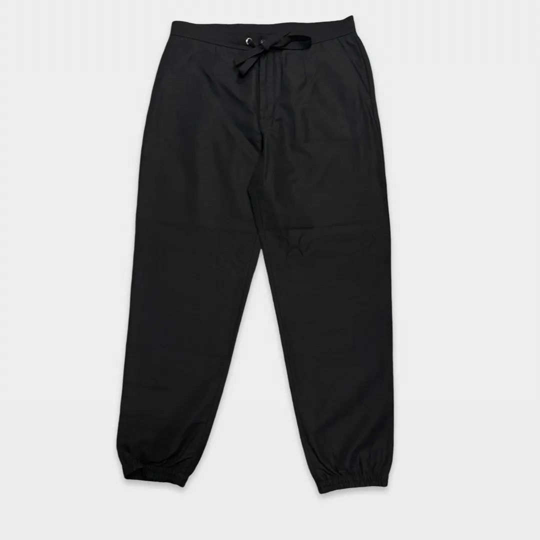 Dolce&Gabbana Men's Black Linen Trousers