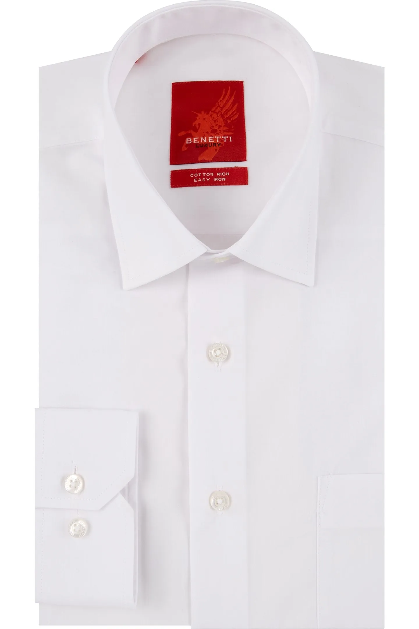 Douglas Formal Regular Fit White Shirt