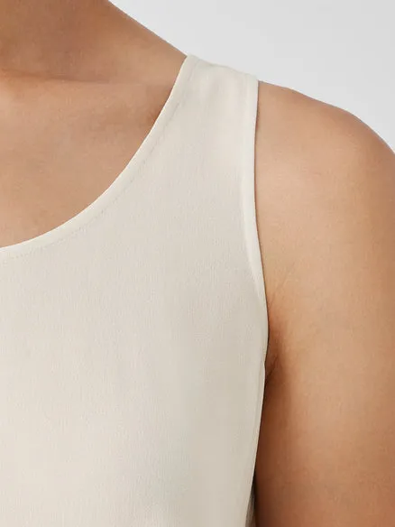 EILEEN FISHER - SILK SCOOP NECK TOP