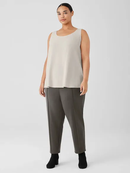 EILEEN FISHER - SILK SCOOP NECK TOP