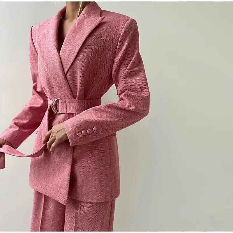 Elowen  Tailored Three-Piece Suit Set