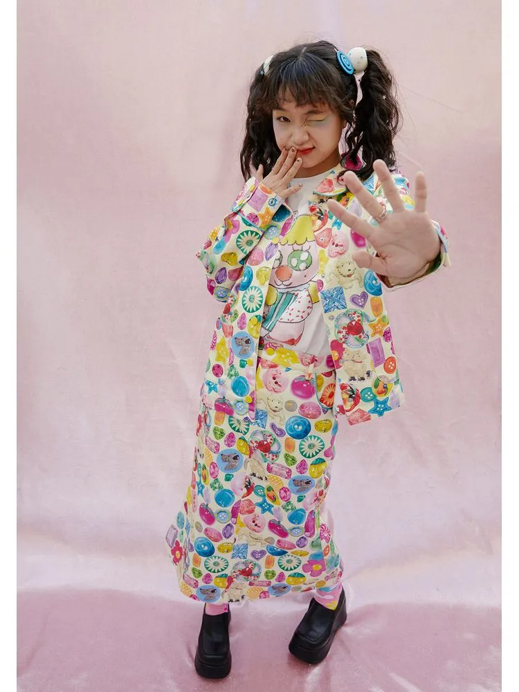 fun girl versatile jacket