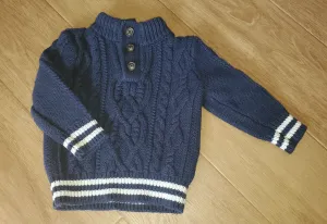 Gap Navy Knit Pullover Sweater Size 18 - 24 Months, Kids 24 Month (18-24M)