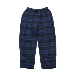 GOLD - COTTON NEL CHECK EASY PANTS - GL42404