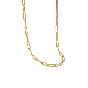 Hammered Collection Necklace in Gold-Plated