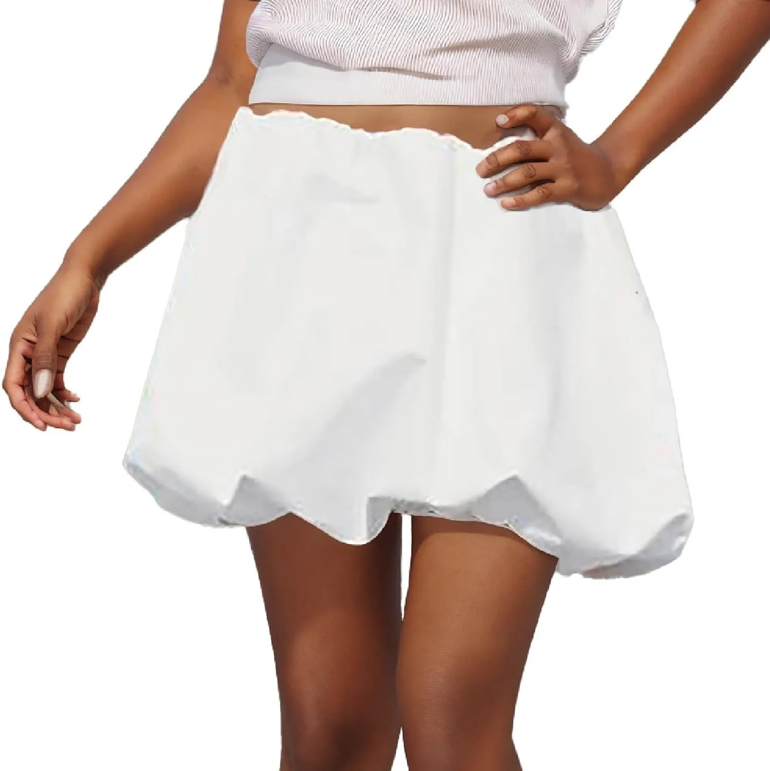 High Waisted Shirts for Women Summer Soft Smooth Super Comfort Skirt Wrapped Casual Elegant Skirt 2025 Outfits