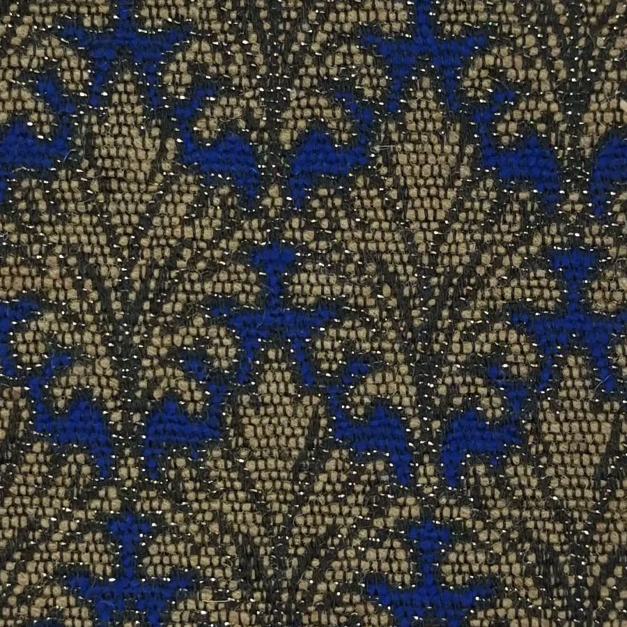 Jacquard Wool Polyester Acrylic Metallic Woven Fabric - FAB1461