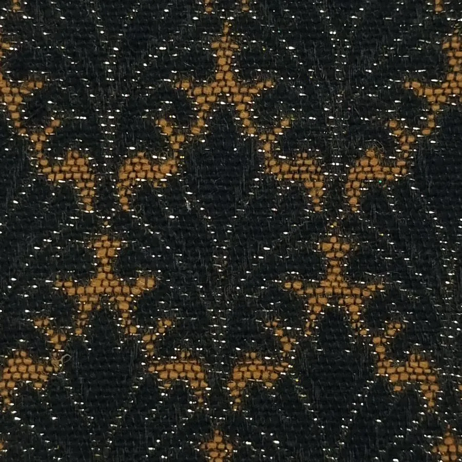 Jacquard Wool Polyester Acrylic Metallic Woven Fabric - FAB1461