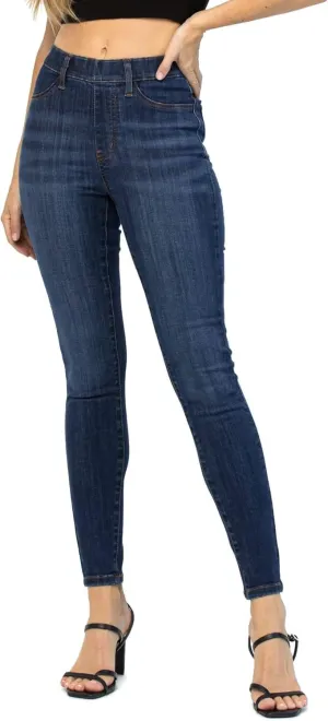 Judy Blue Women's High Rise Skinny Easy Pull On Jeggings