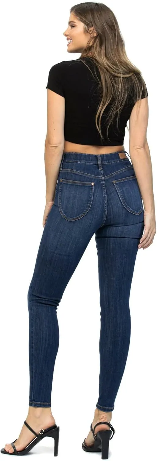 Judy Blue Women's High Rise Skinny Easy Pull On Jeggings