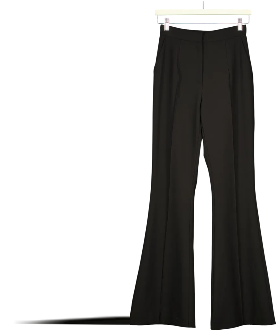 Lavish Alice Black Emelie Fit And Flare Trousers UK 6