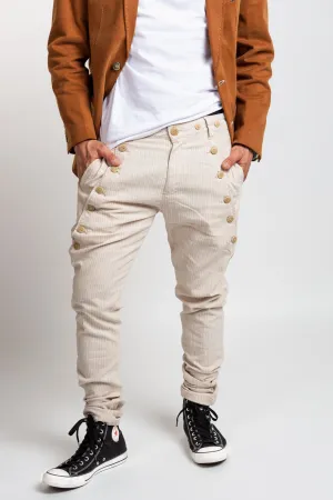 Linen Dress Pants - Tan