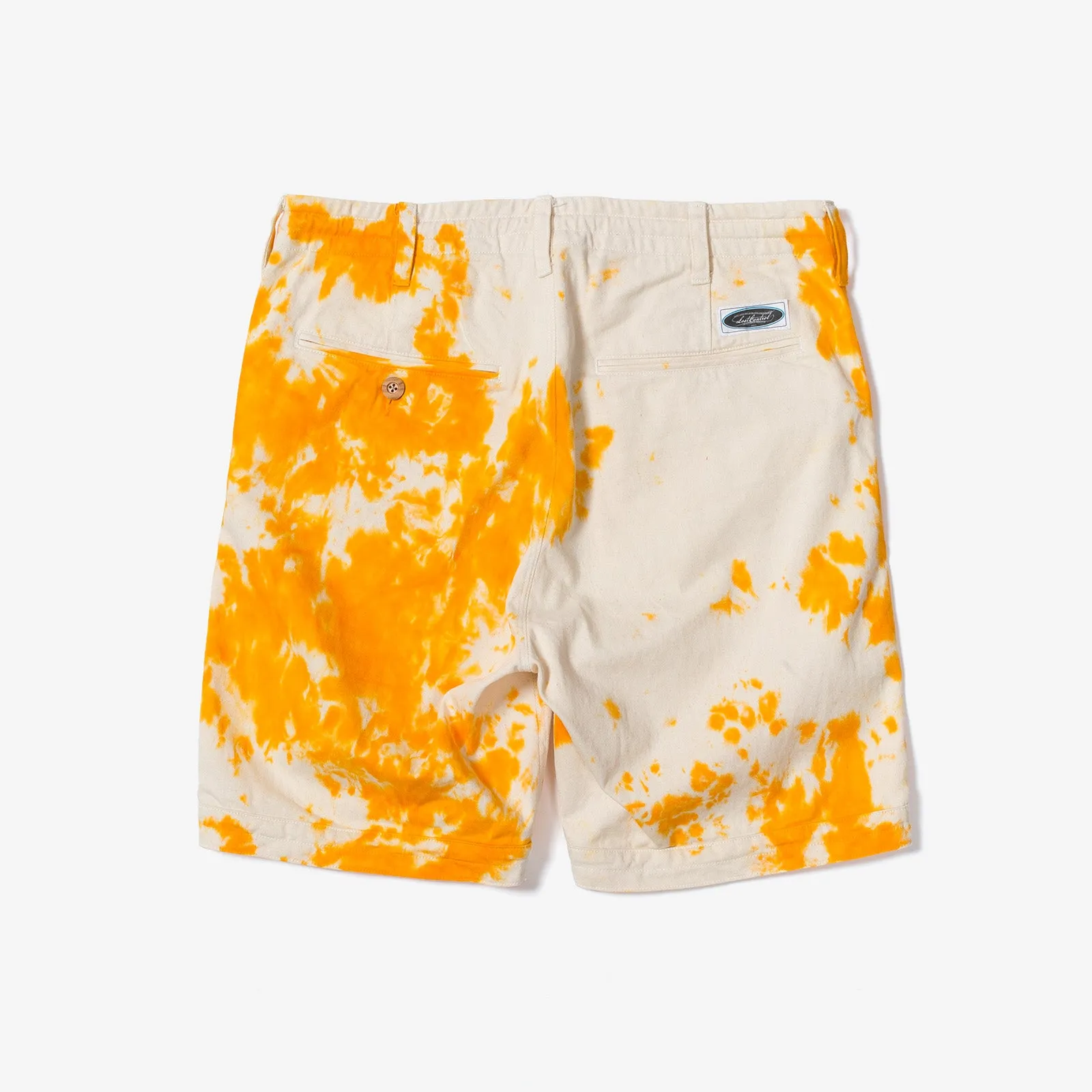 Loosely Easy Shorts -Uneven Dyeing-