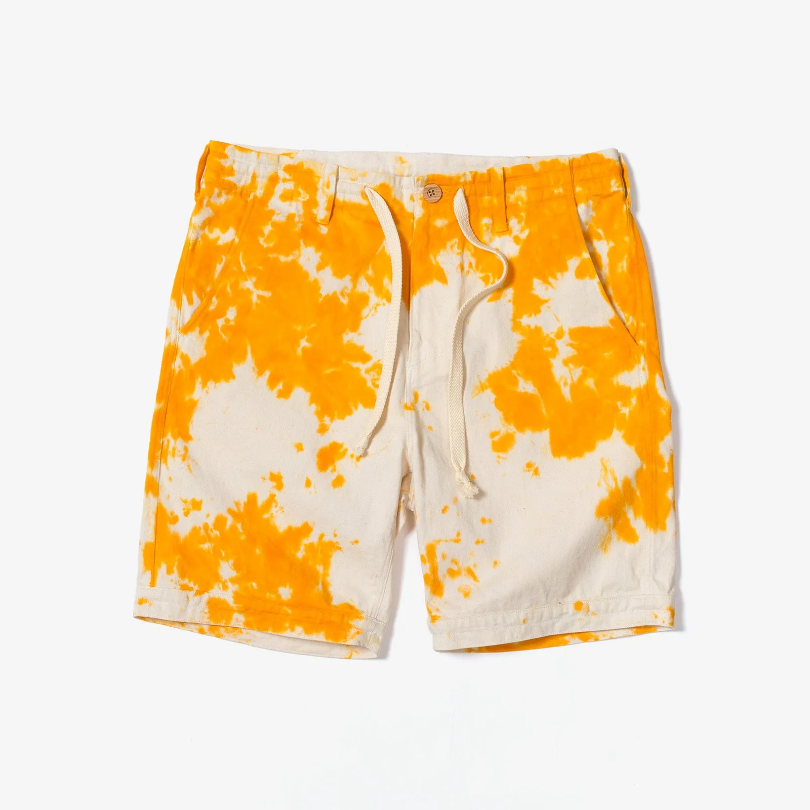 Loosely Easy Shorts -Uneven Dyeing-
