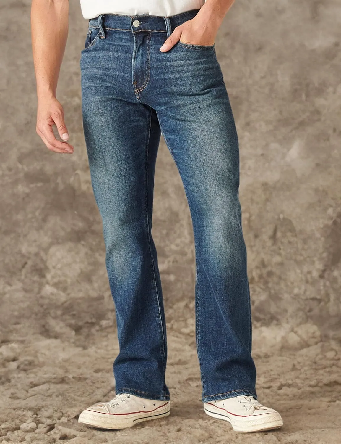 Lucky Brand Men's Easy Rider Bootcut Coolmax Stretch Jean