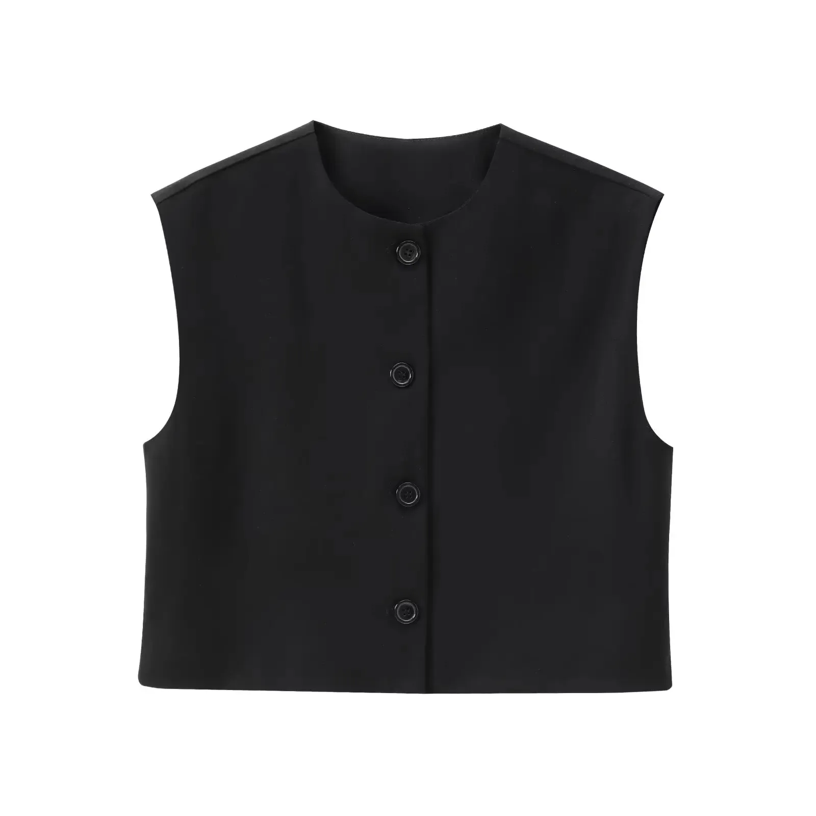 LVSANW Summer New Women's Fashion European and American Style Versatile Buckle embellishment Tank Top