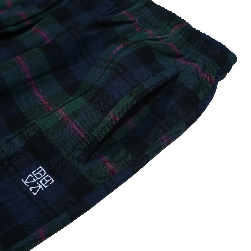 MALCOLM Easy Pants [Green/Tartan]
